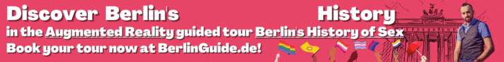Banner für die Augmented Reality Tour "Berlins History of Sex"