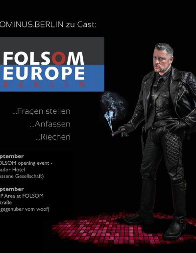 05/2019 Der dominus auf der Folsom Europe