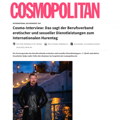 06/2023 Im Gespräch mit COSMOPOLITAN