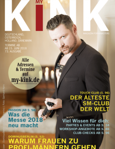 06/2018 Der dominus im Magazin MY KINK